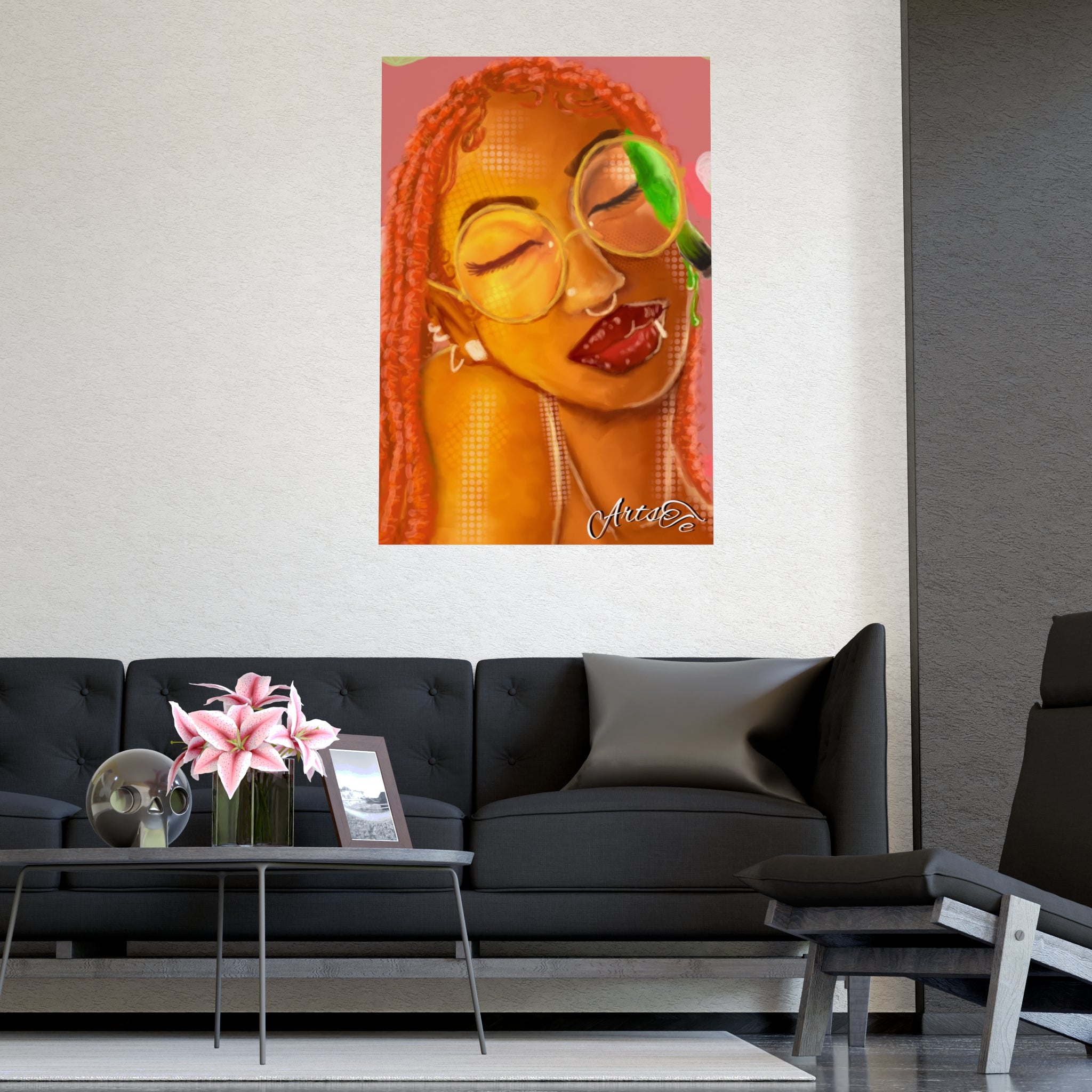 Print: Vibrant Kiss
