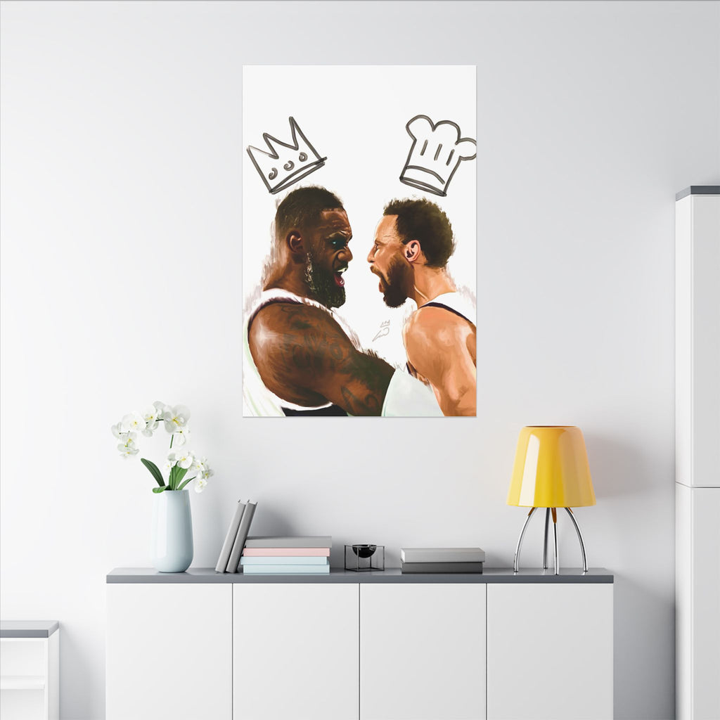 LeBron & Curry USA Showtime Canvas