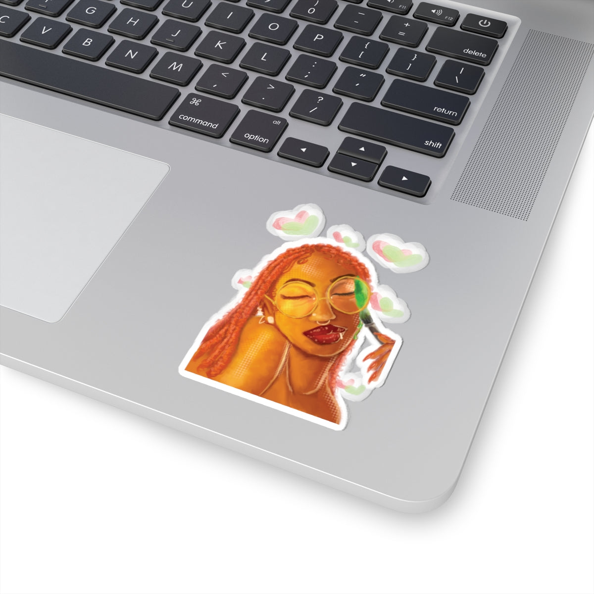 Vibrant Kiss stickers