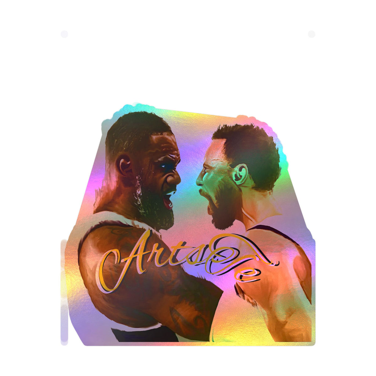 LeBron & Curry Celebration stickers