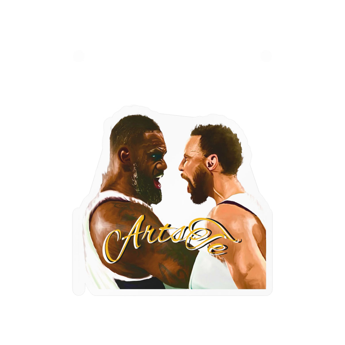 LeBron & Curry Celebration stickers