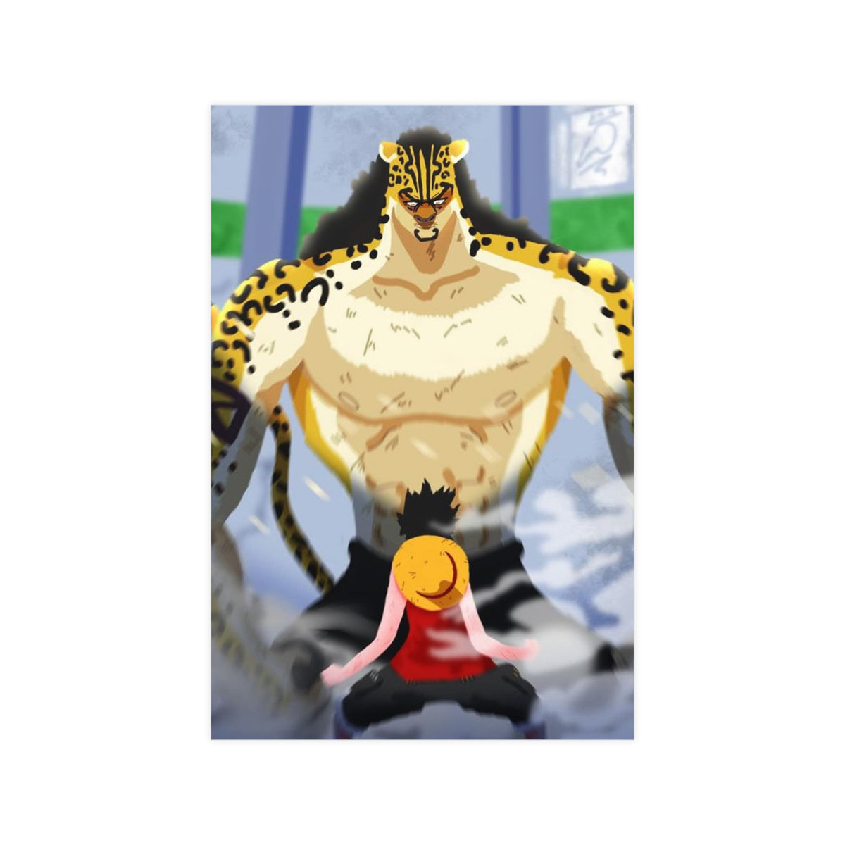 Print: Luffy vs Lucci