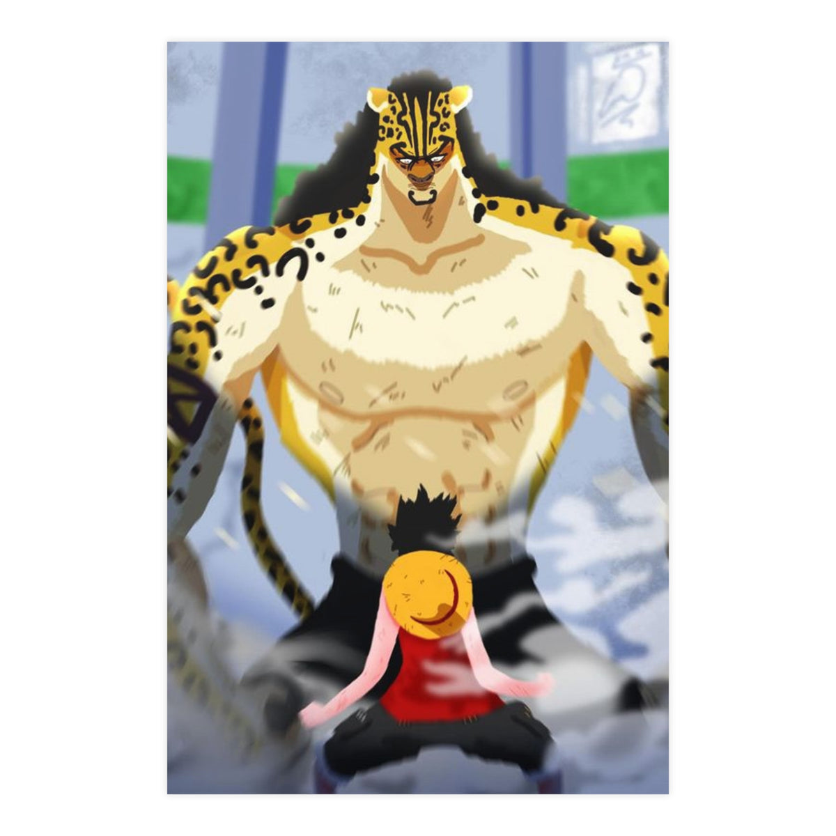 Print: Luffy vs Lucci