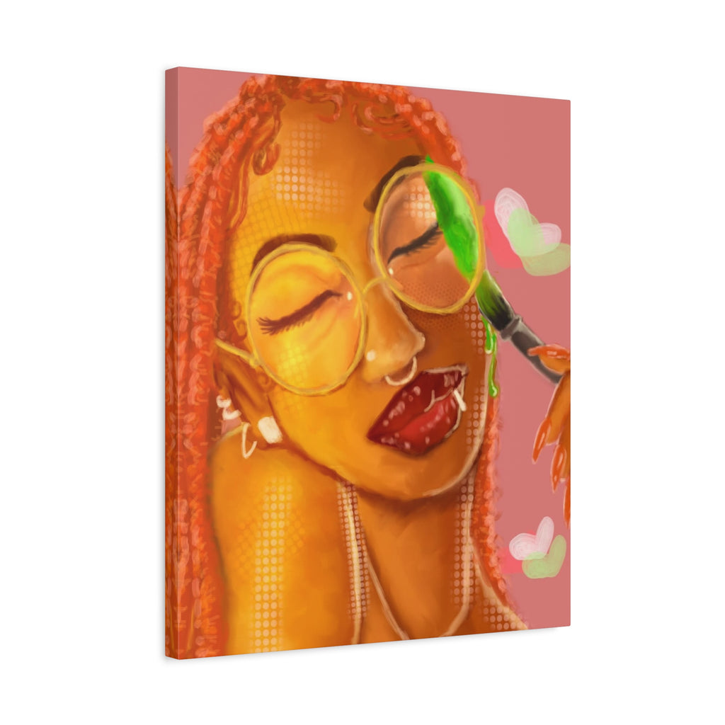 Vibrant Kiss Canvas