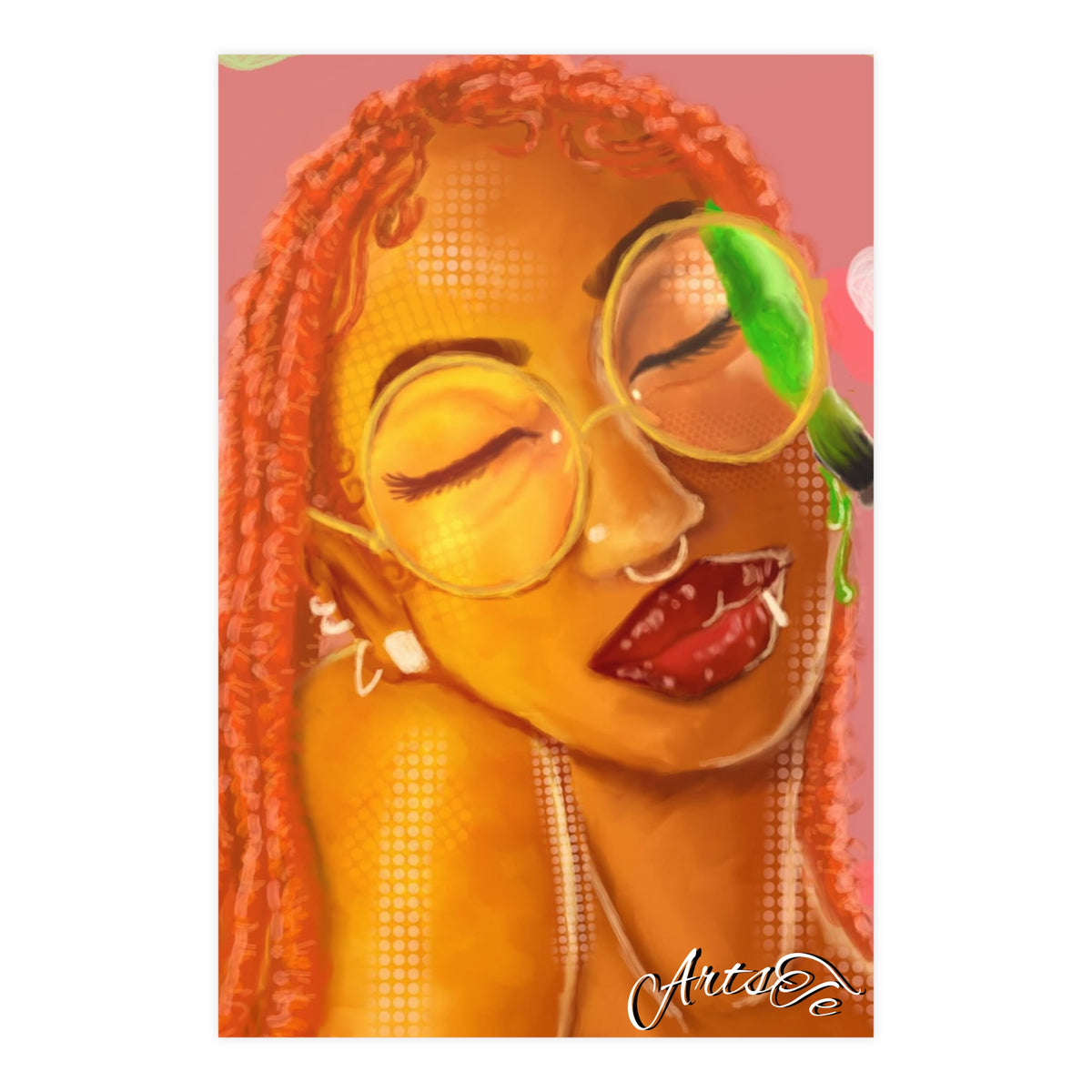 Print: Vibrant Kiss