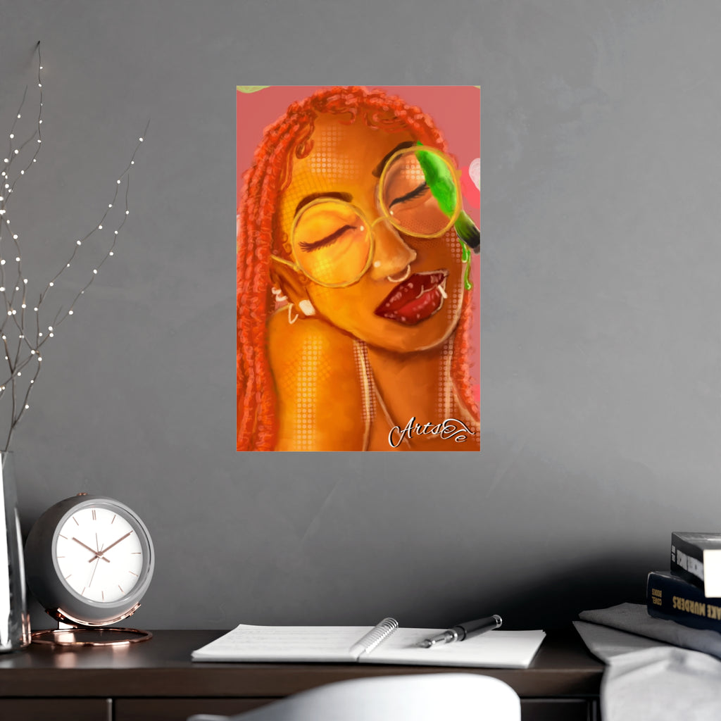 Print: Vibrant Kiss