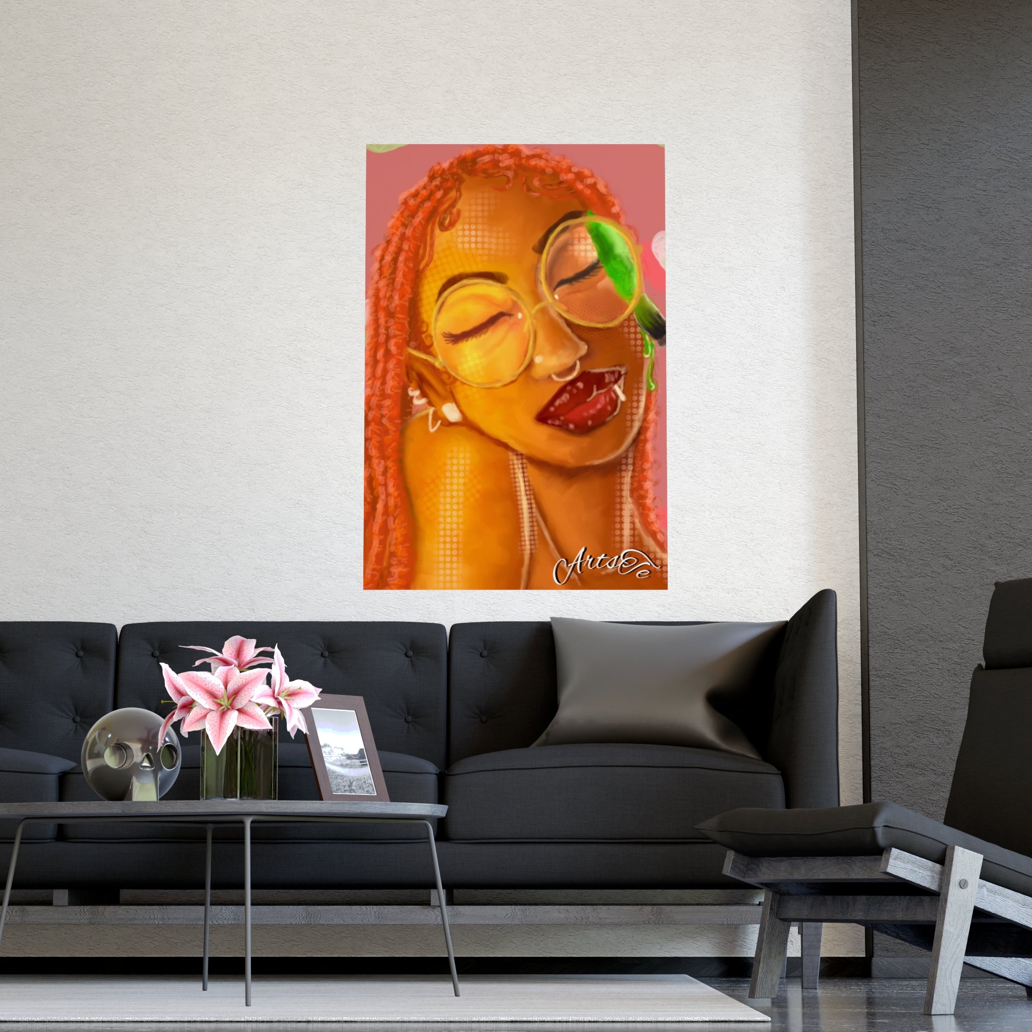 Print: Vibrant Kiss