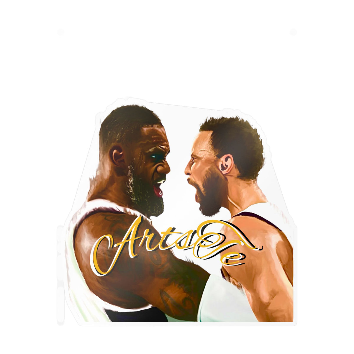 LeBron & Curry Celebration stickers