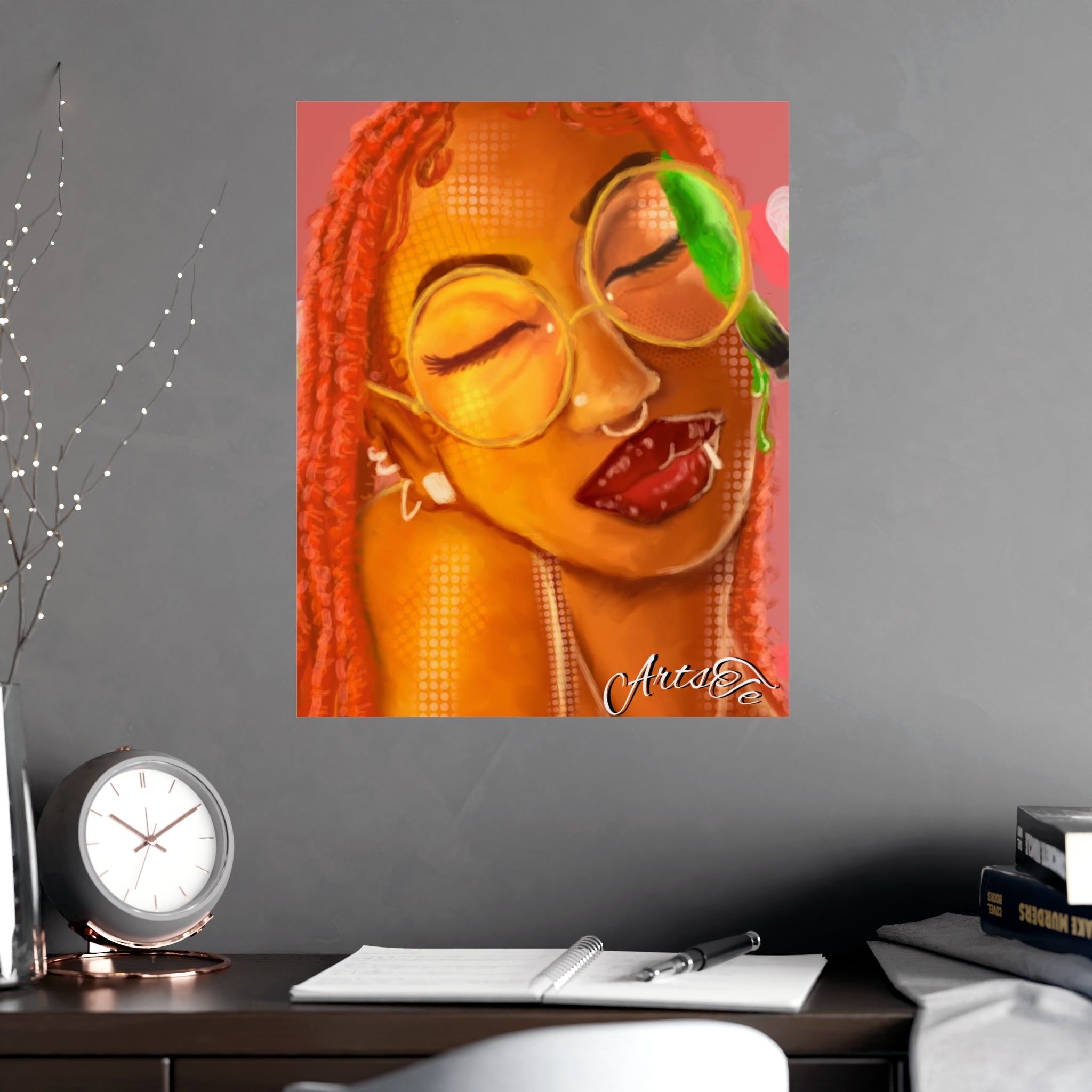 Print: Vibrant Kiss