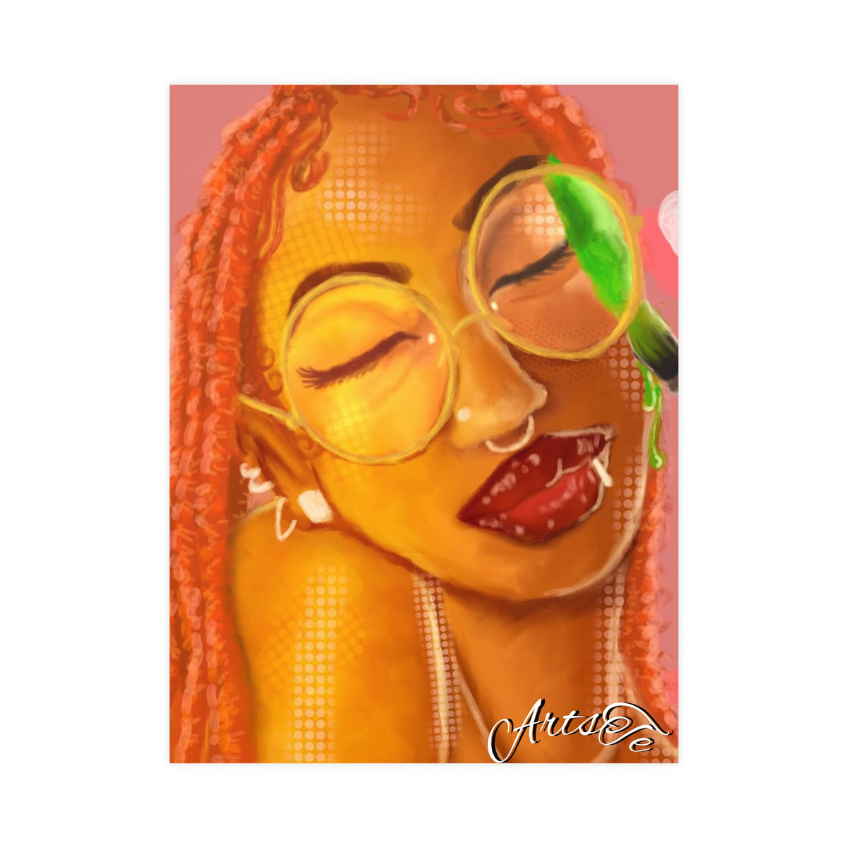 Print: Vibrant Kiss