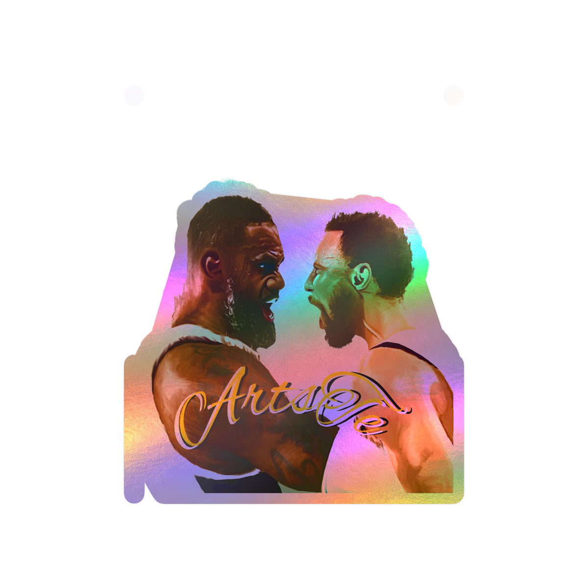 LeBron & Curry Celebration stickers