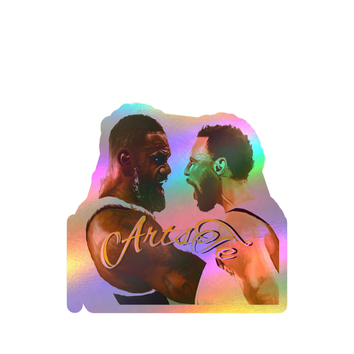 LeBron & Curry Celebration stickers