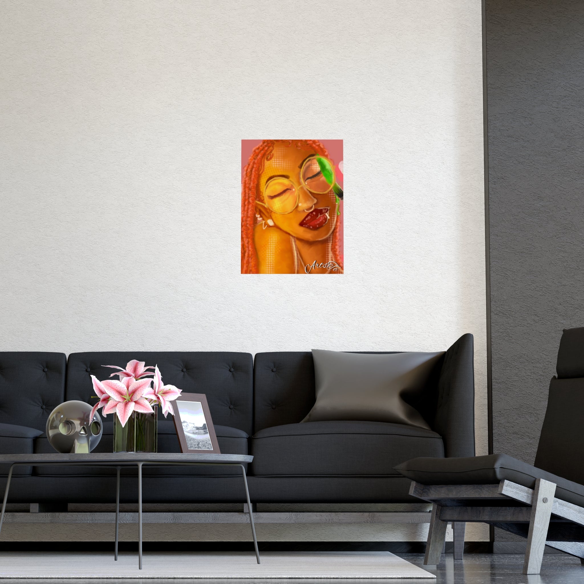 Print: Vibrant Kiss