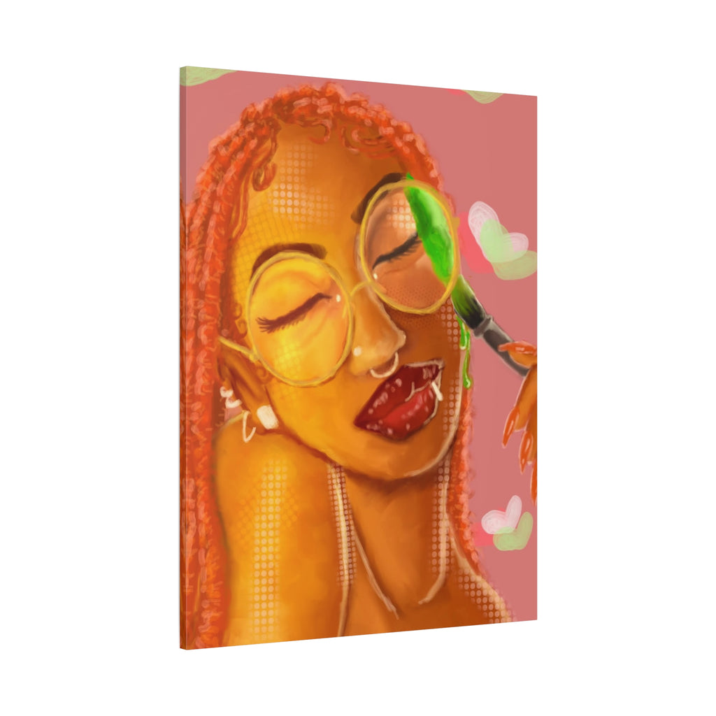 Vibrant Kiss Canvas