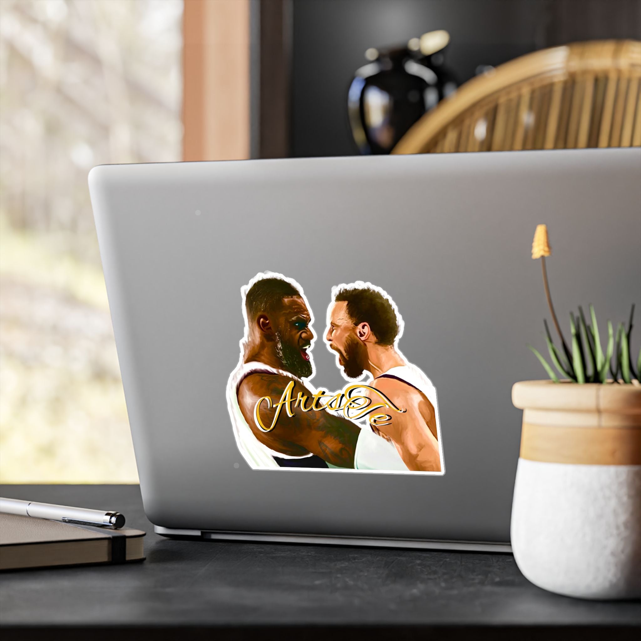 LeBron & Curry Celebration stickers