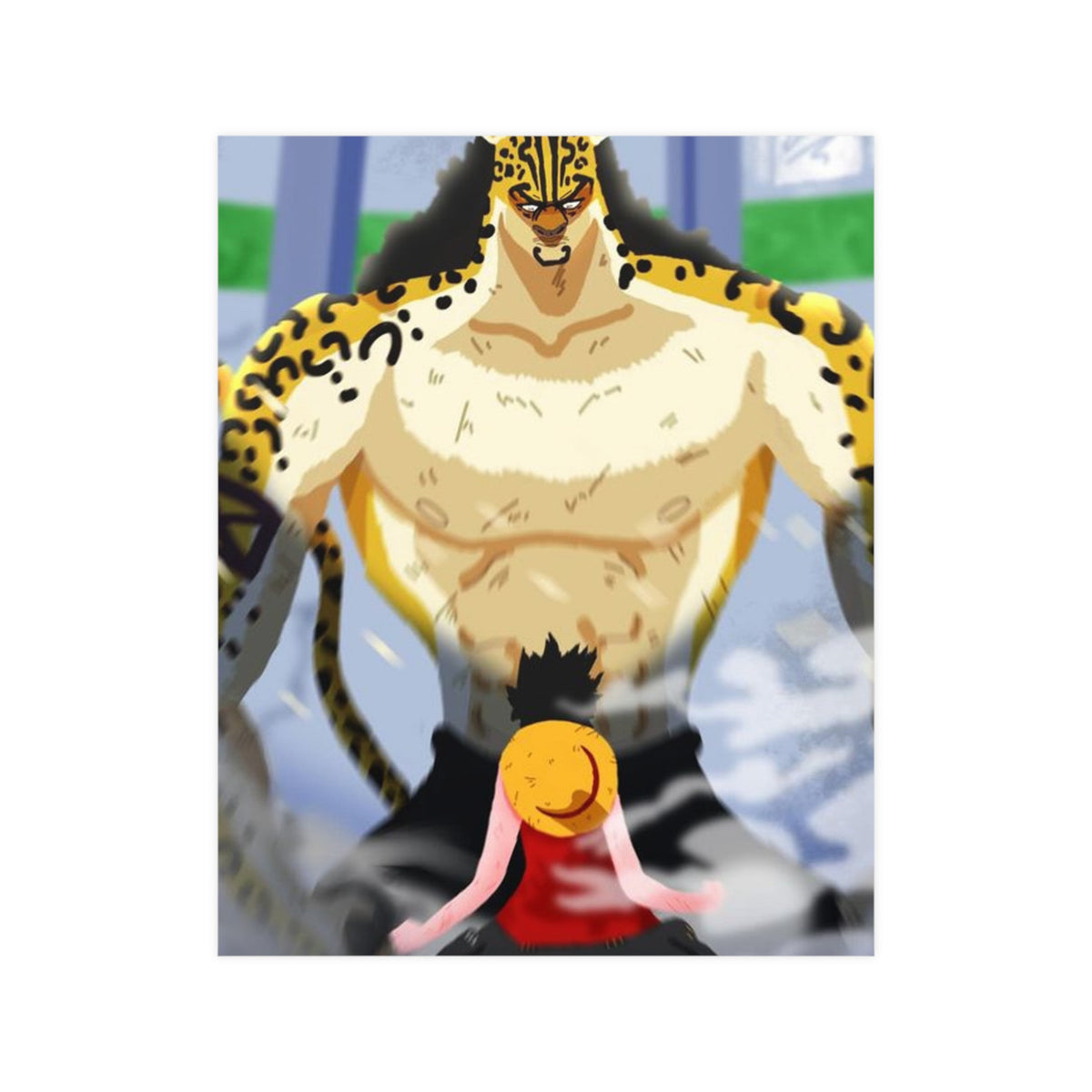 Print: Luffy vs Lucci