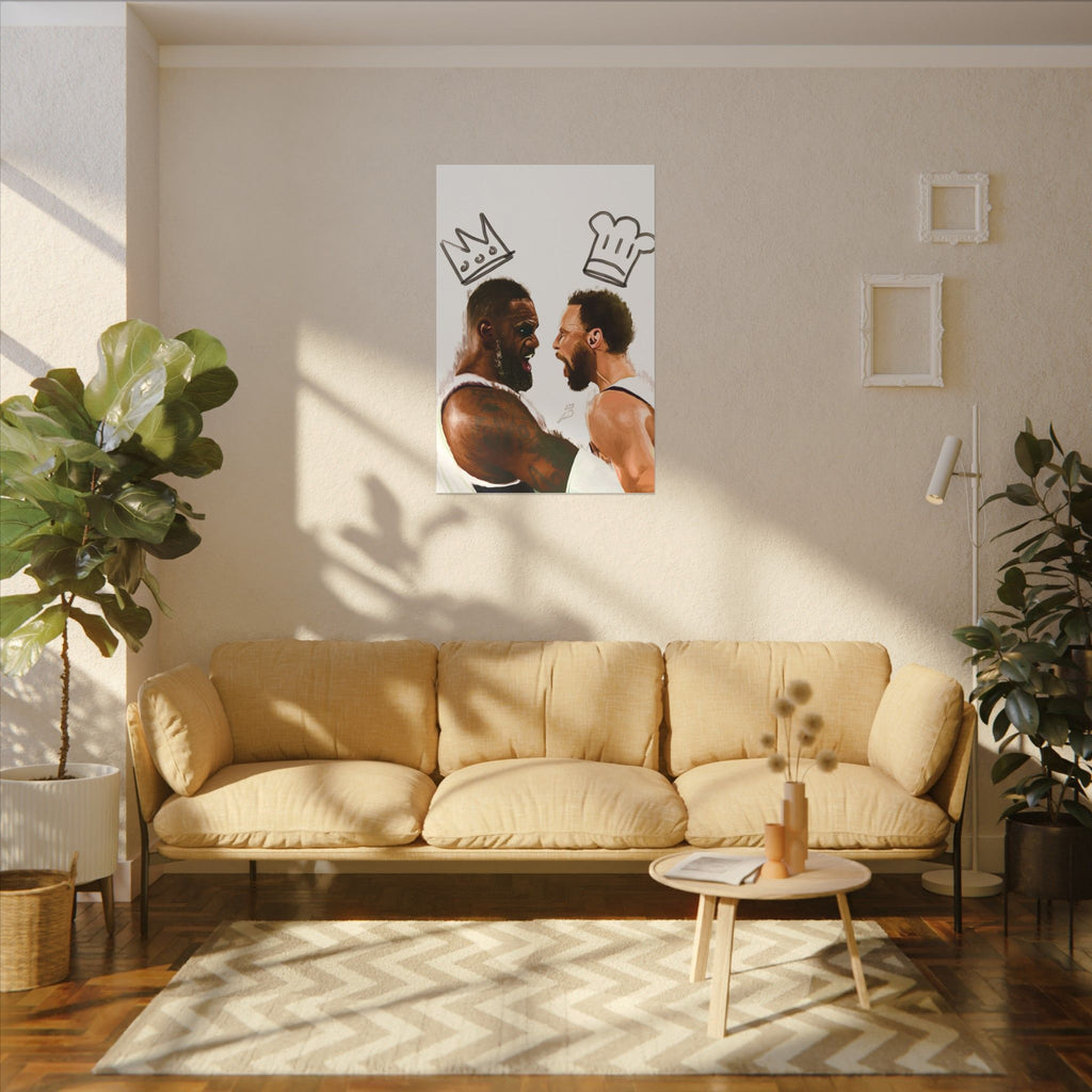 LeBron & Curry USA Showtime Canvas