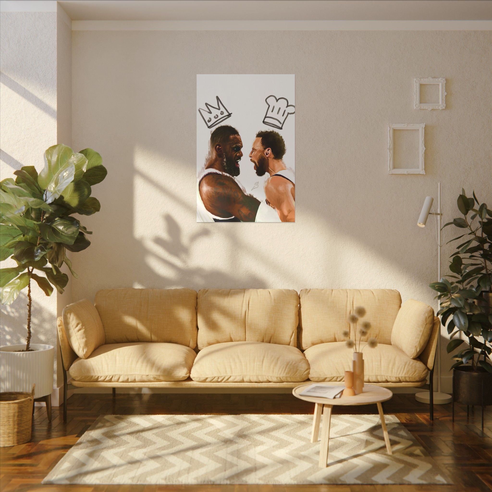 LeBron & Curry USA Showtime Canvas