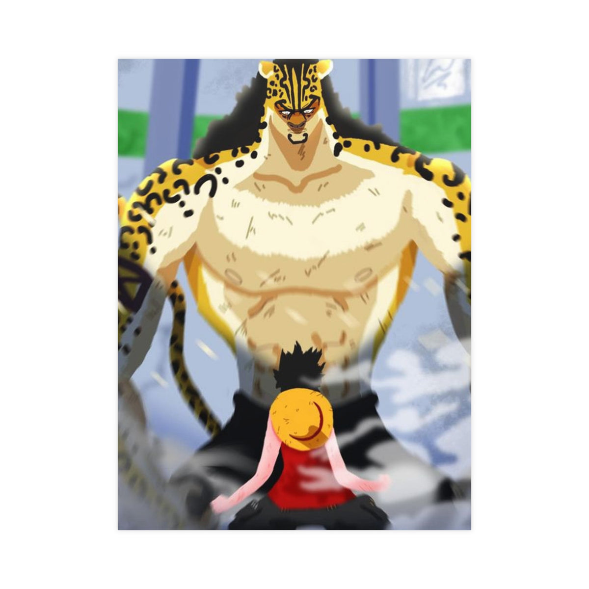 Print: Luffy vs Lucci