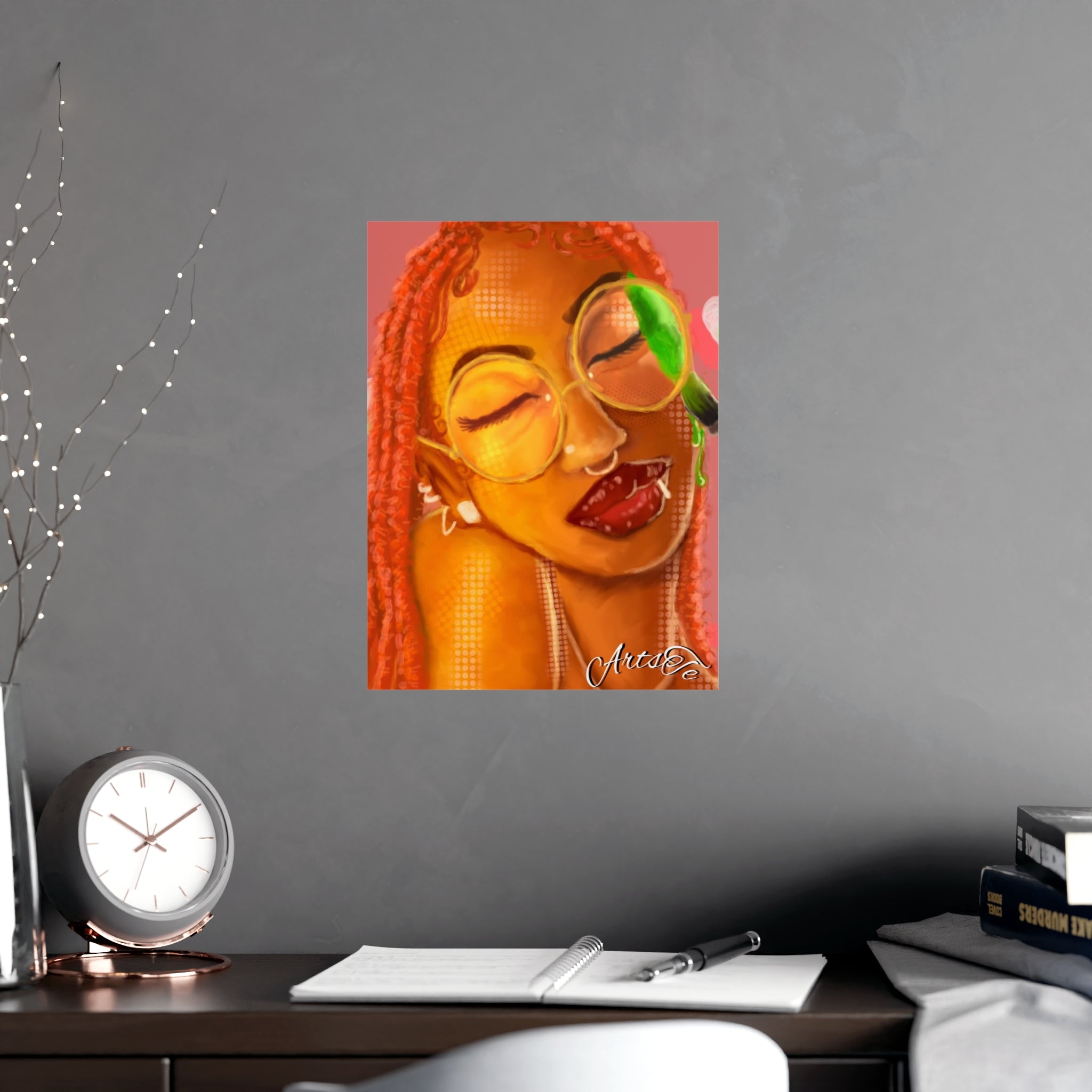 Print: Vibrant Kiss