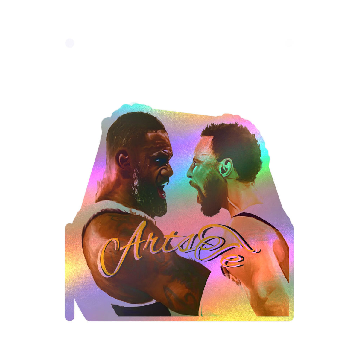 LeBron & Curry Celebration stickers
