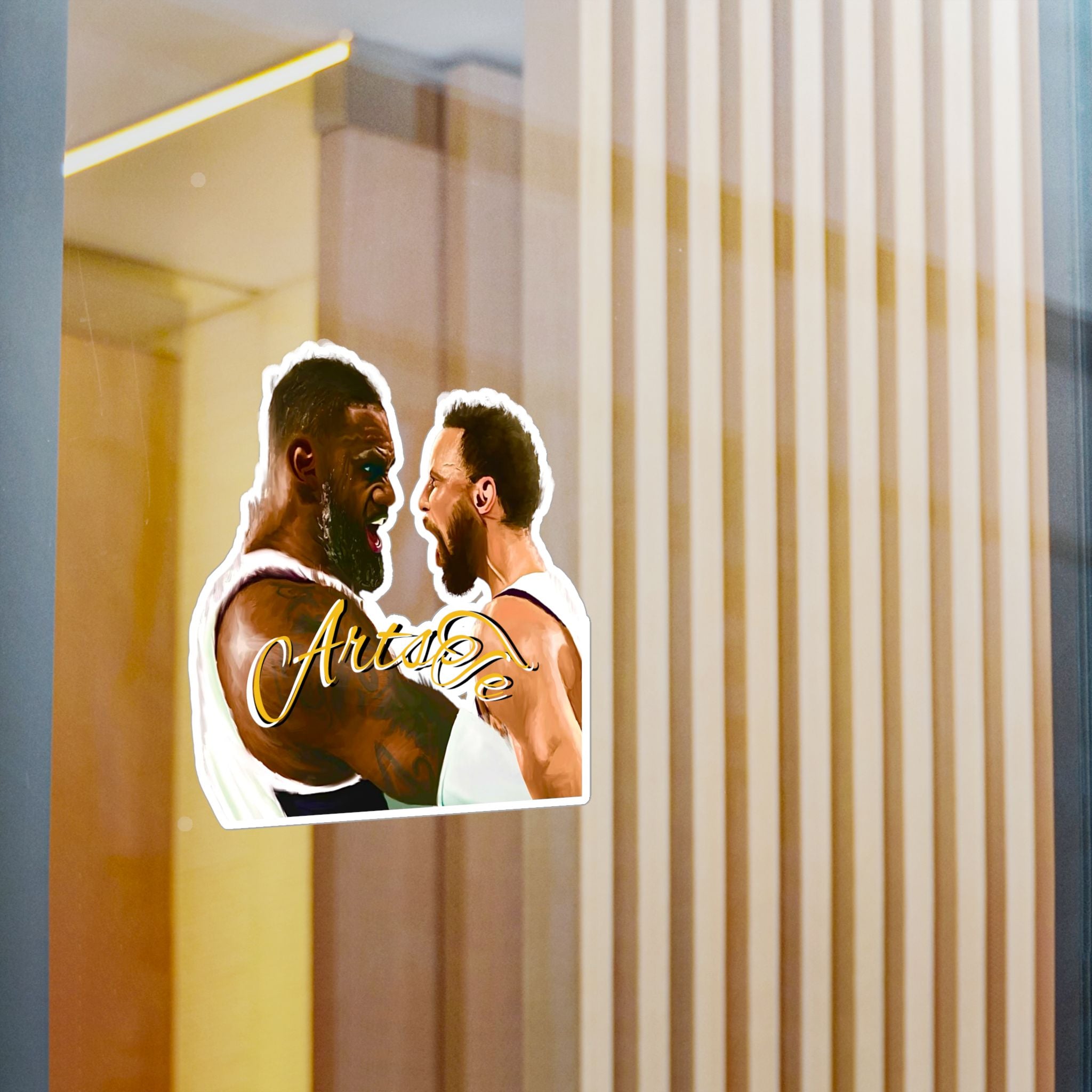 LeBron & Curry Celebration stickers