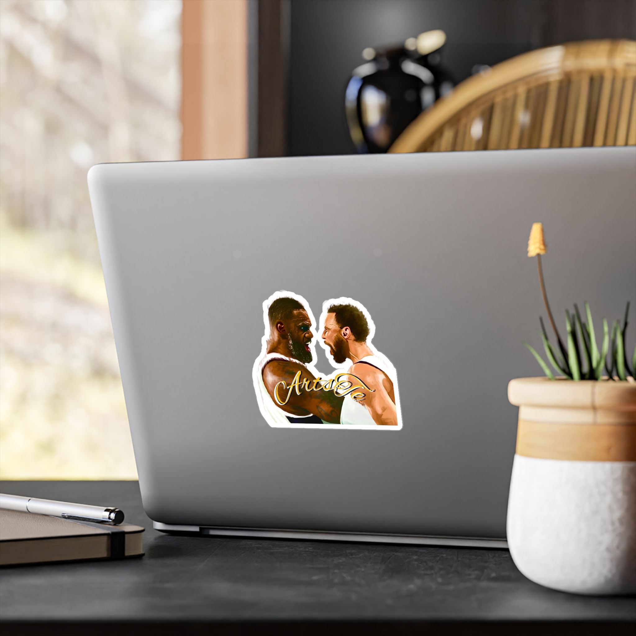 LeBron & Curry Celebration stickers