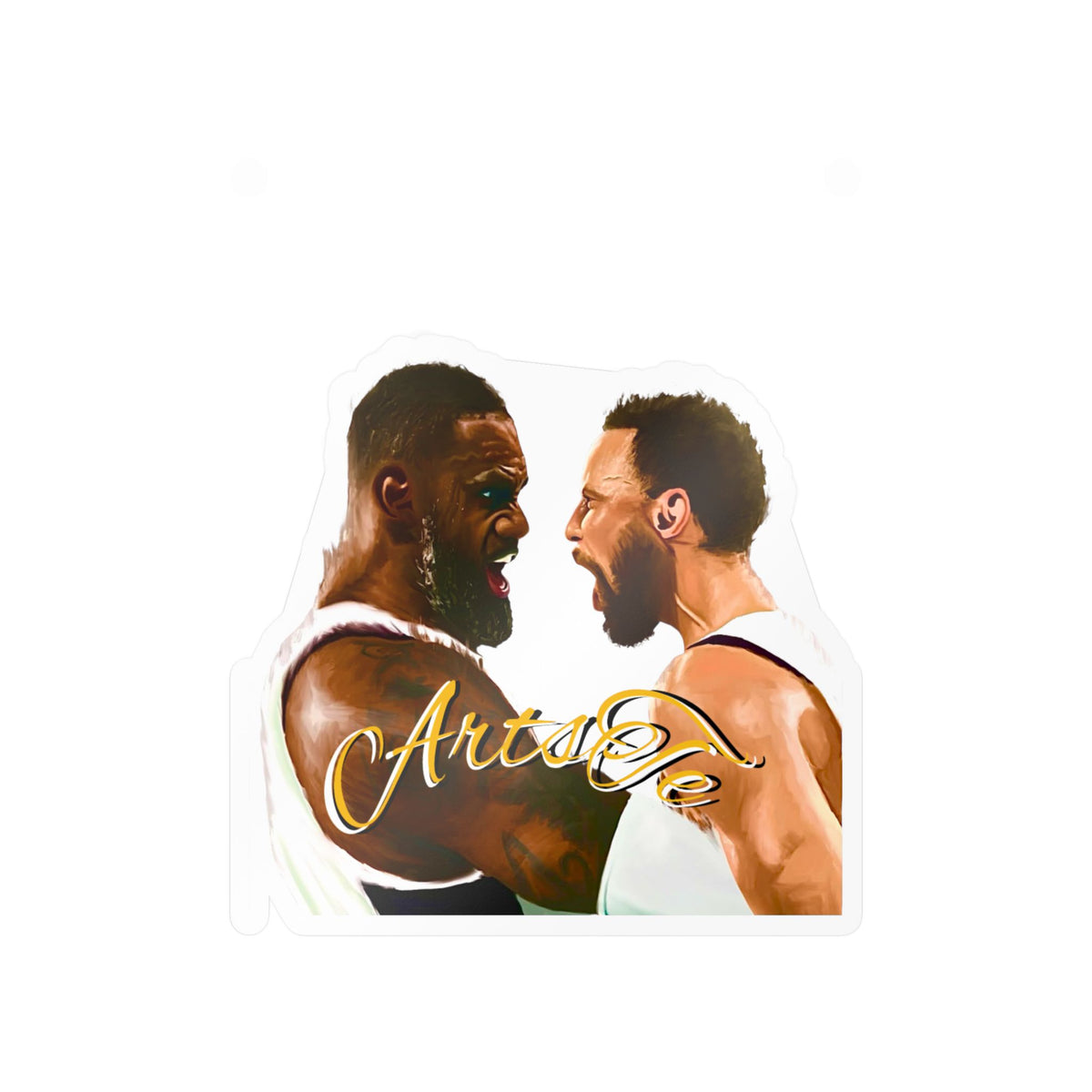 LeBron & Curry Celebration stickers