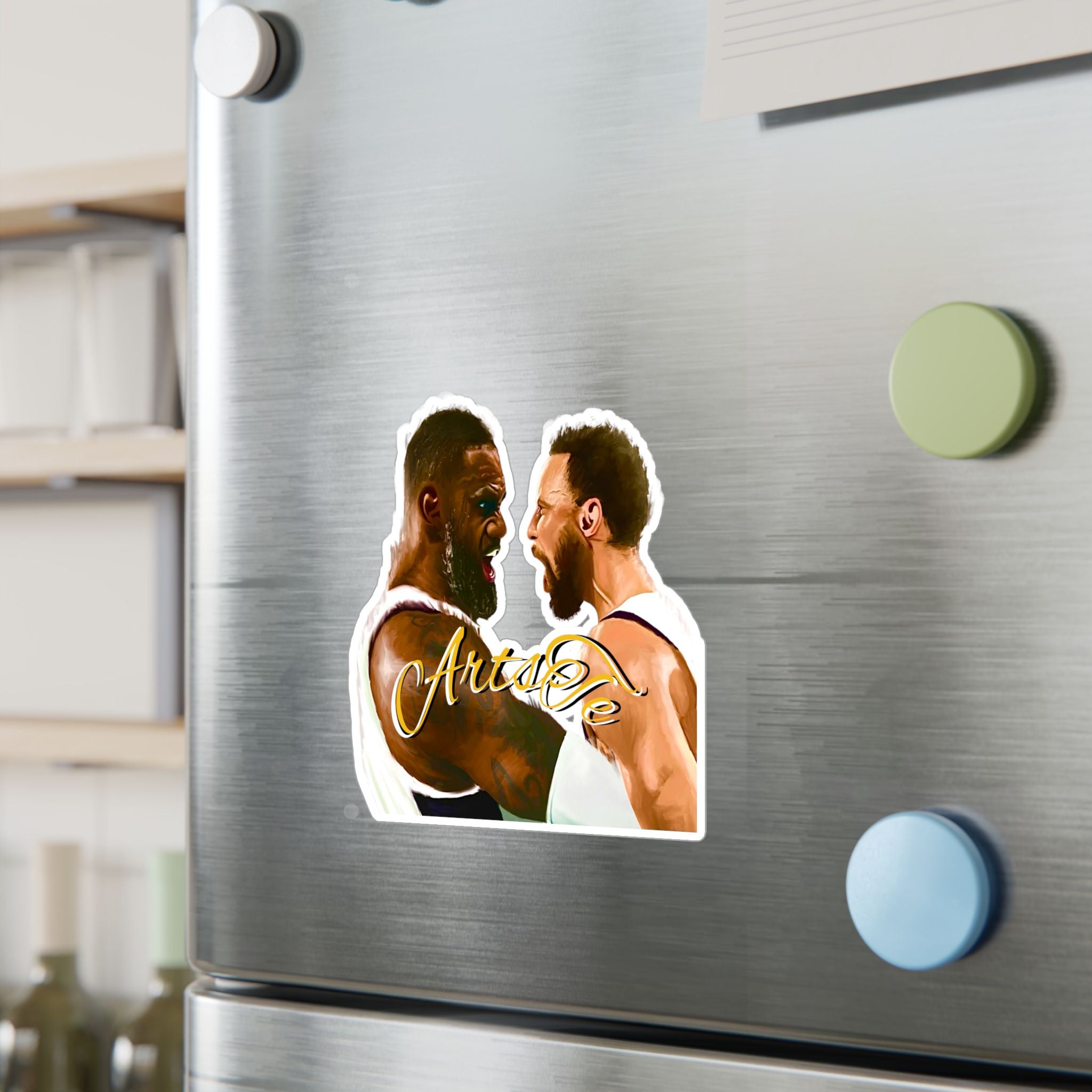 LeBron & Curry Celebration stickers