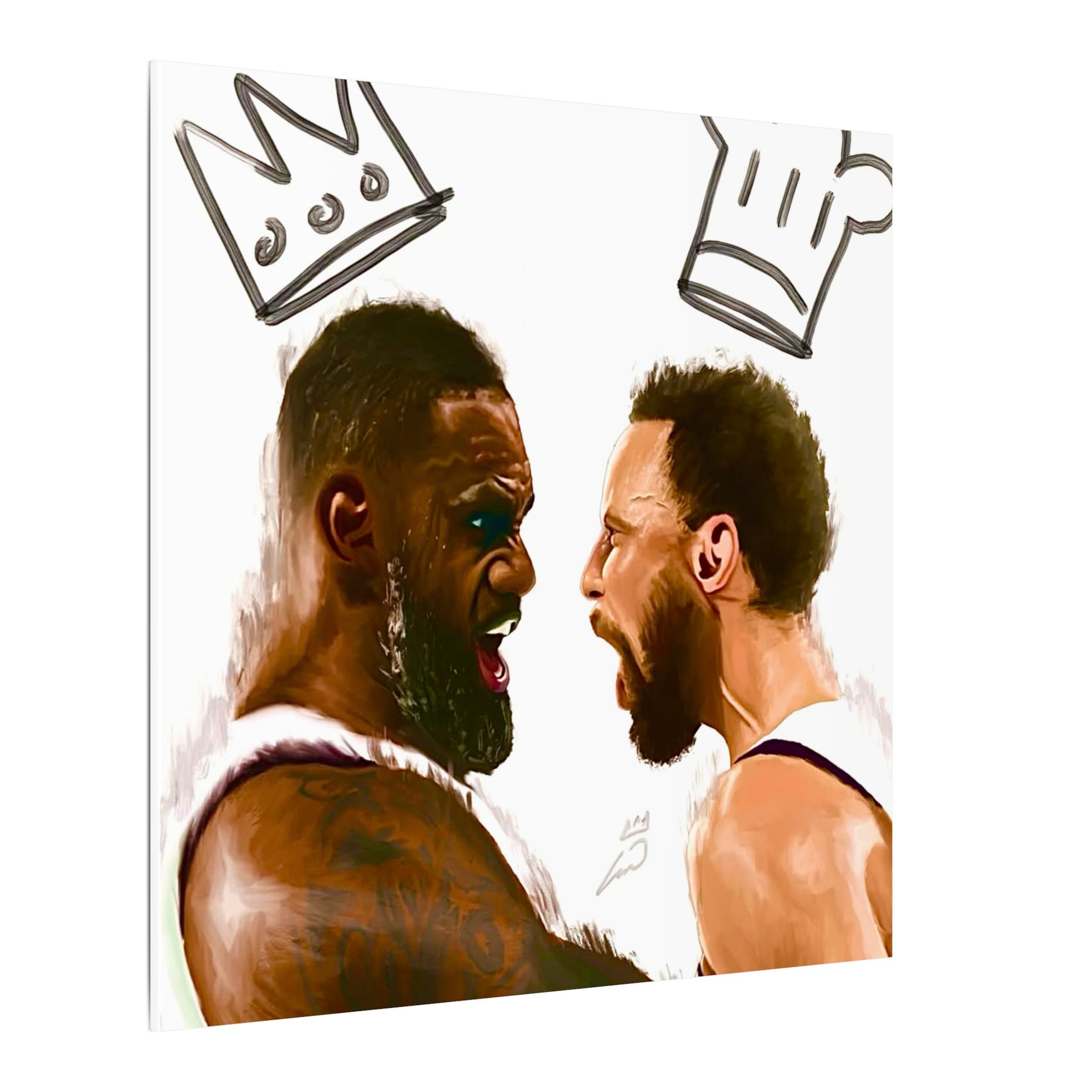 LeBron & Curry USA Showtime Canvas