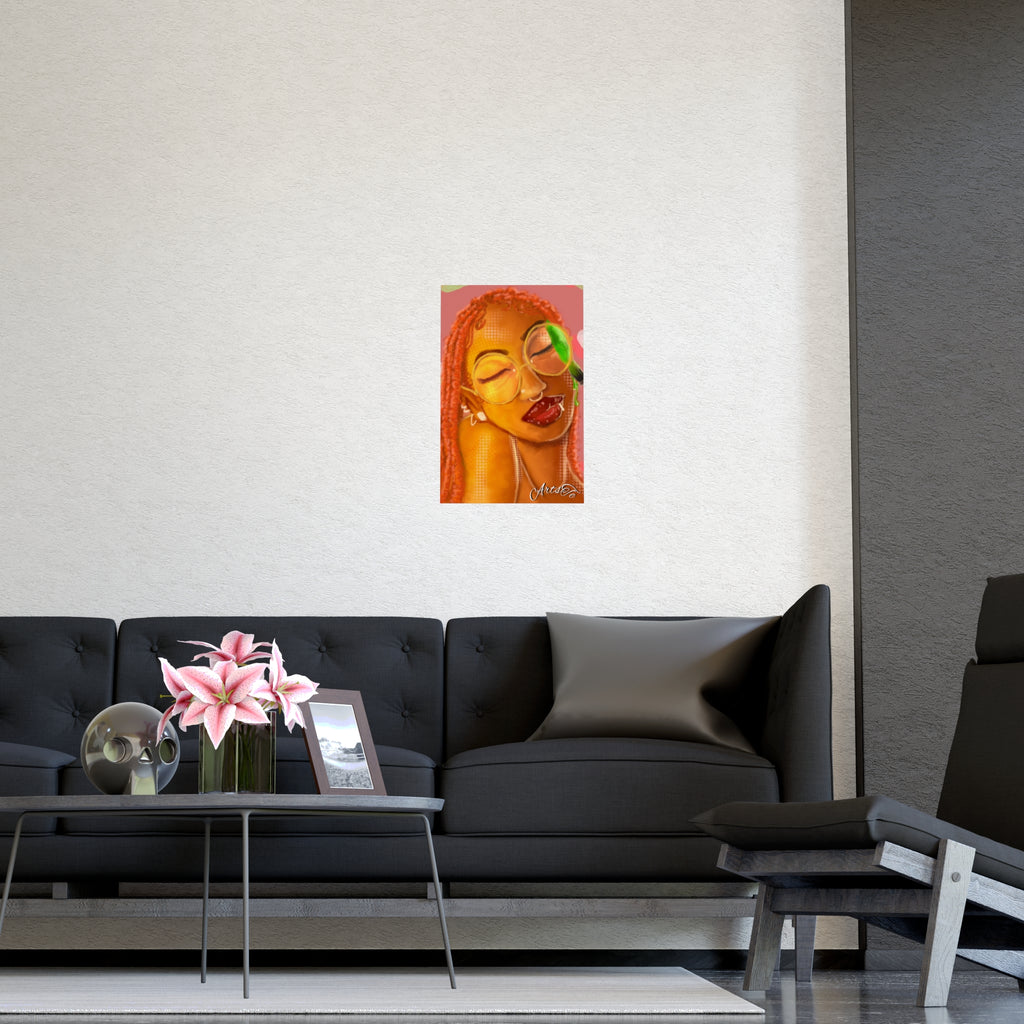 Print: Vibrant Kiss