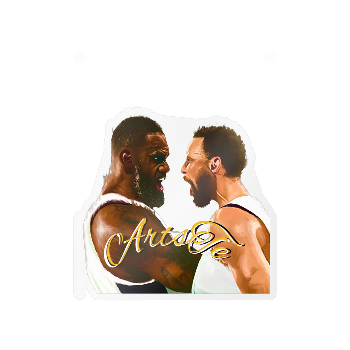 LeBron & Curry Celebration stickers