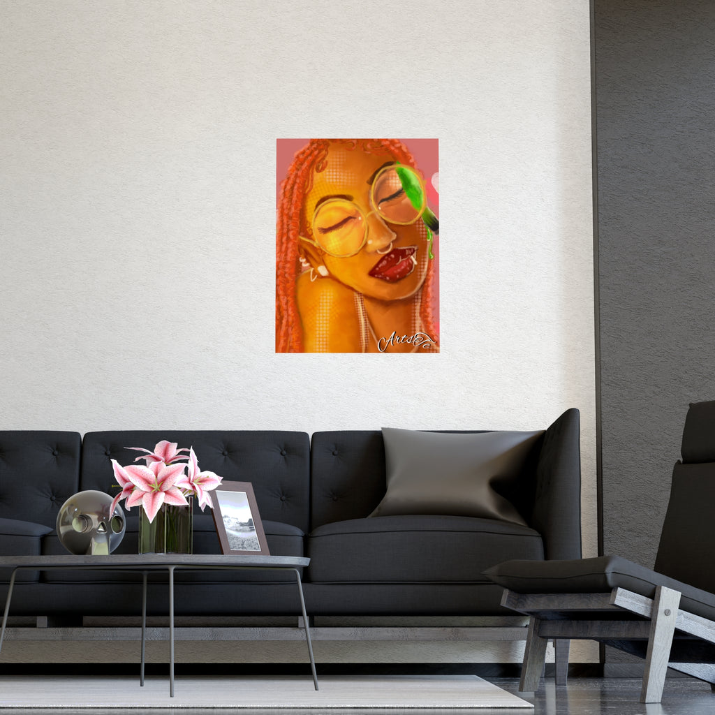 Print: Vibrant Kiss
