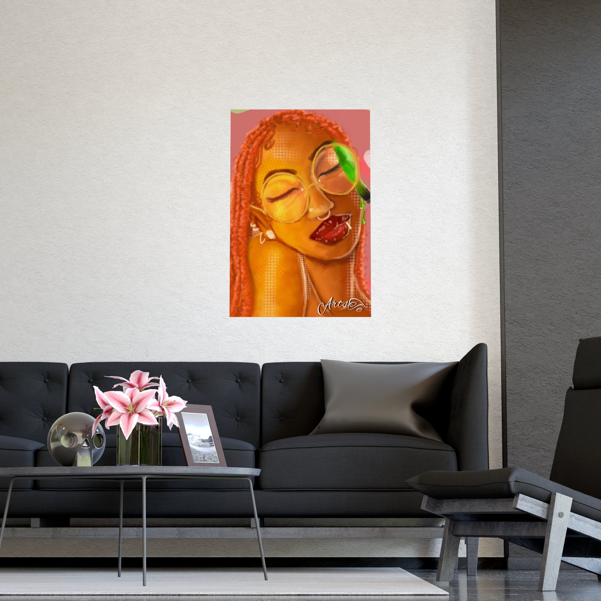 Print: Vibrant Kiss