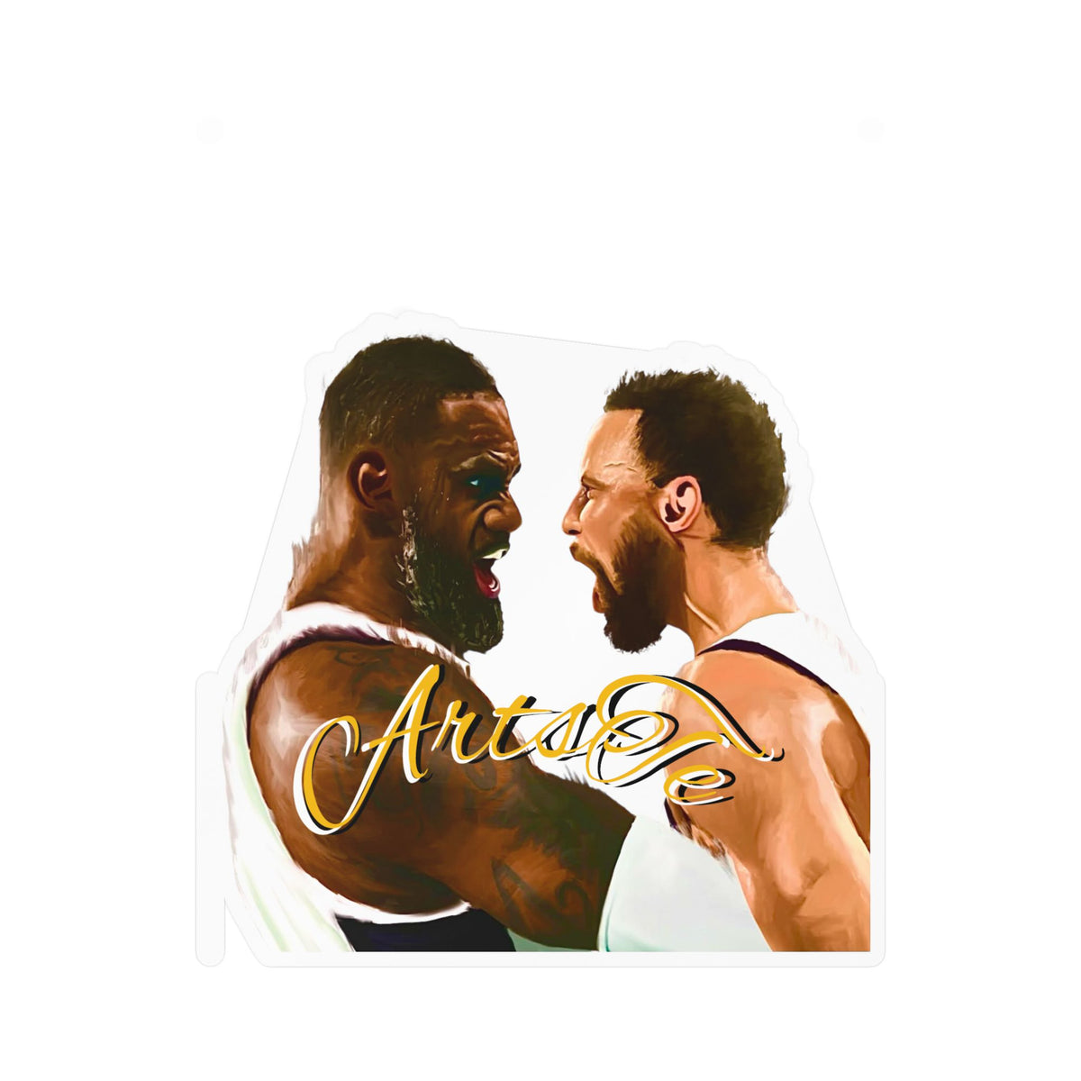 LeBron & Curry Celebration stickers