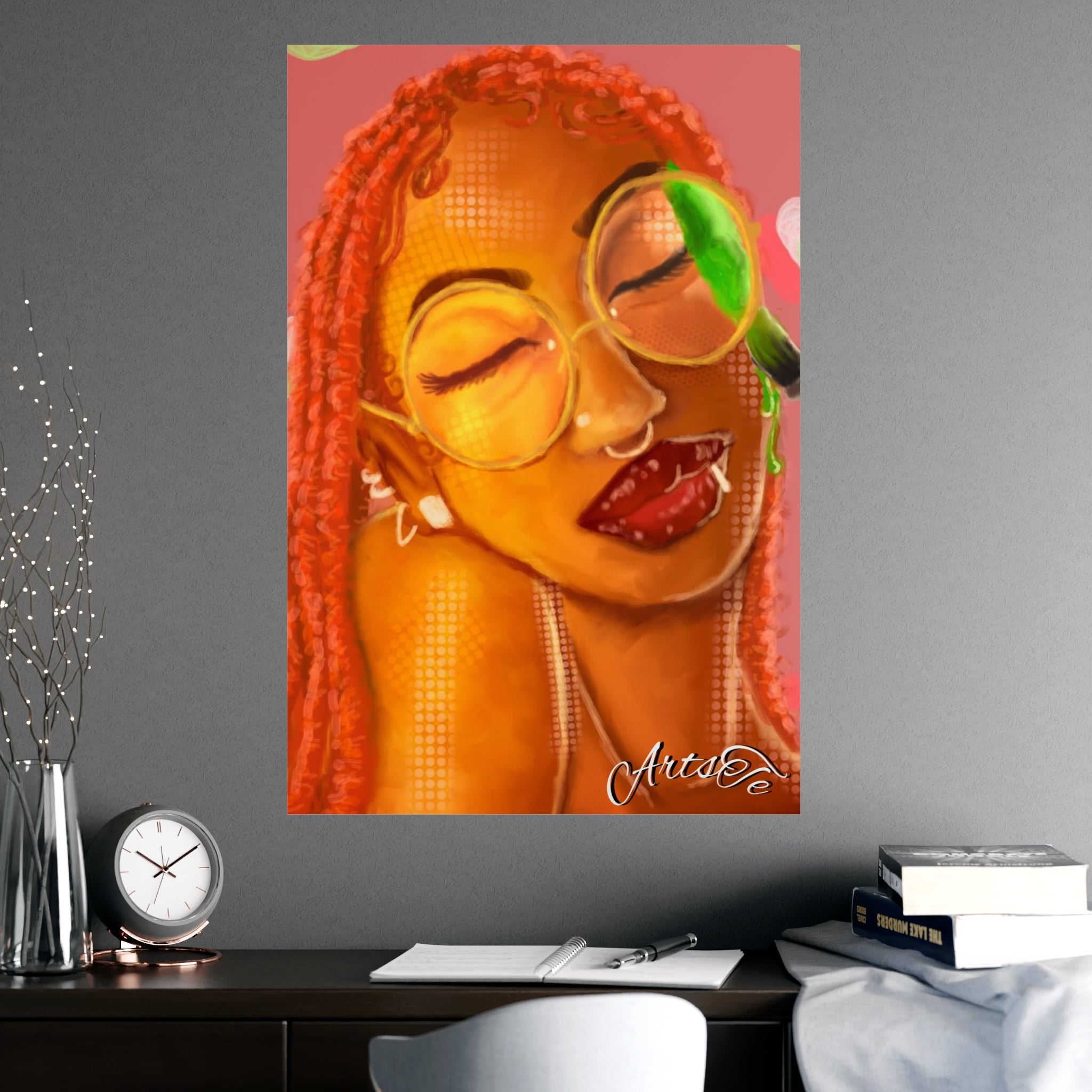 Print: Vibrant Kiss