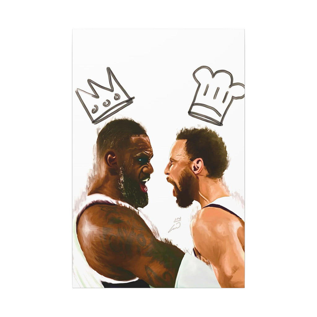 LeBron & Curry USA Showtime Canvas
