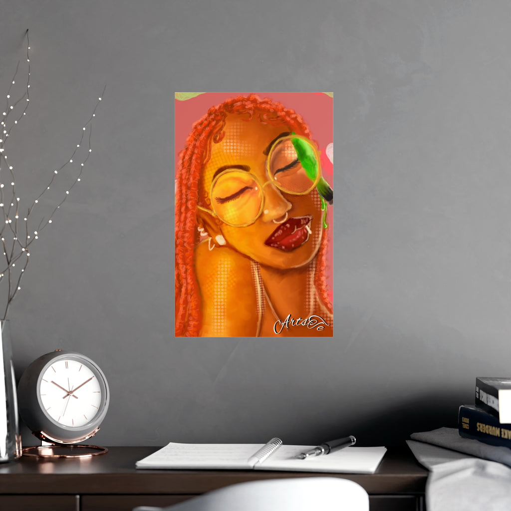Print: Vibrant Kiss