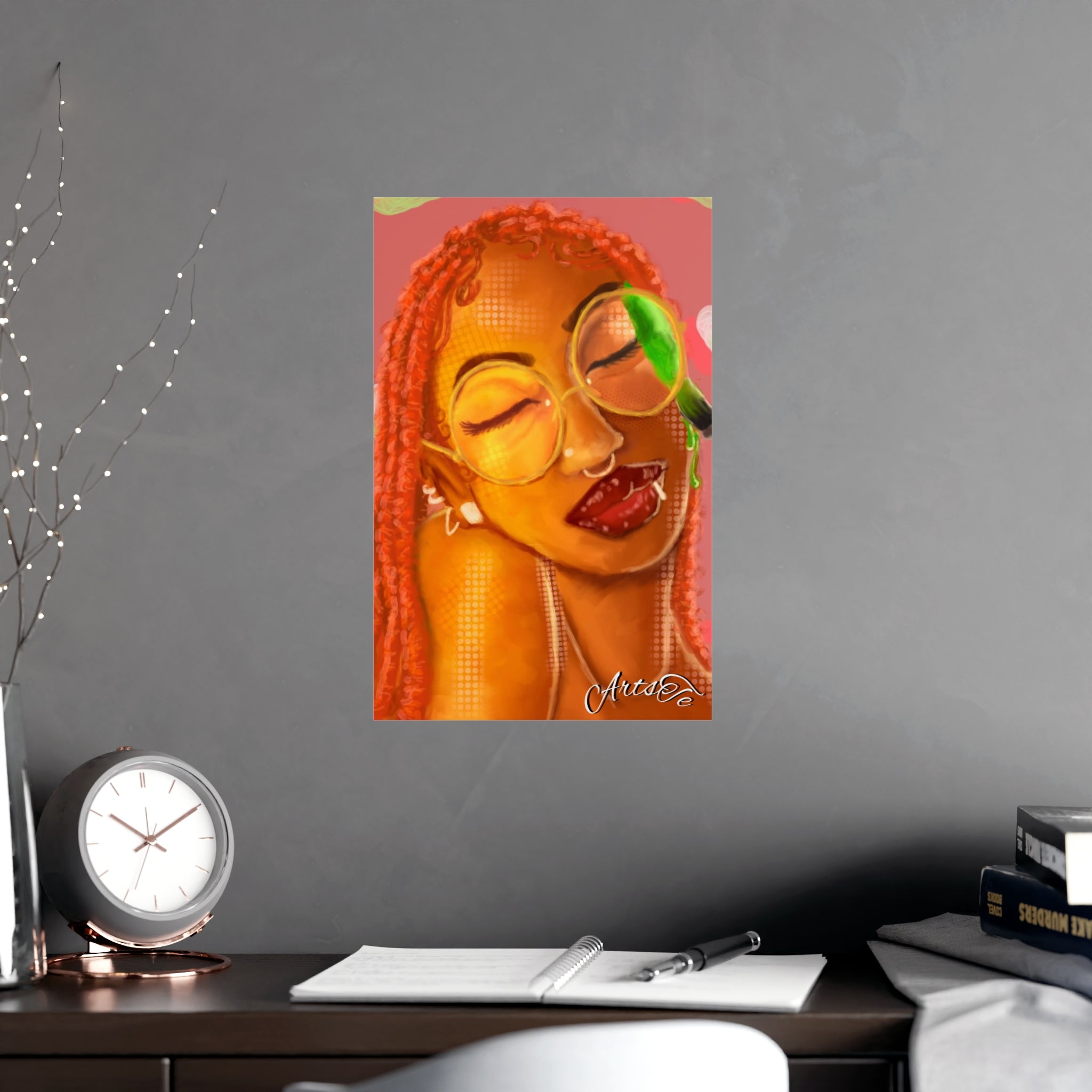 Print: Vibrant Kiss